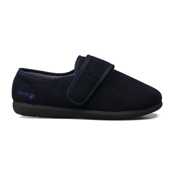 padders Padders+ Mens Slippers Dual Fit K/L OLIVER - Navy