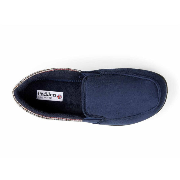 Padders Padders Mens Slippers G Fit DM Construction STAN - Navy