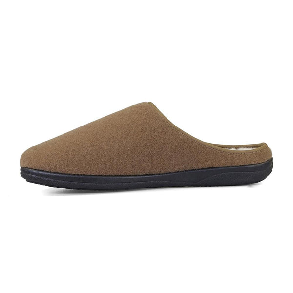 Padders Padders Mens Slippers G Fit FELIX - Camel Felt
