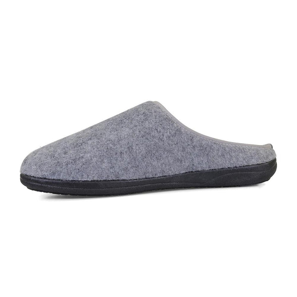 Padders Padders Mens Slippers G Fit FELIX - Grey Felt