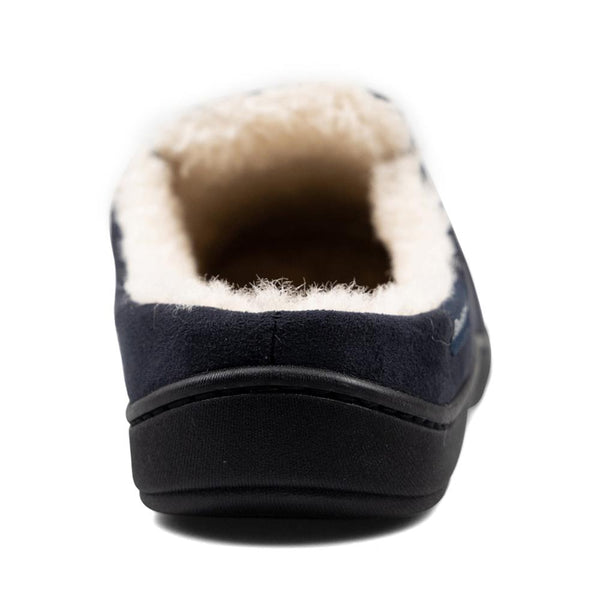 Padders Padders Mens Slippers G Fit Side Stitched Washable TOM - Navy Combi