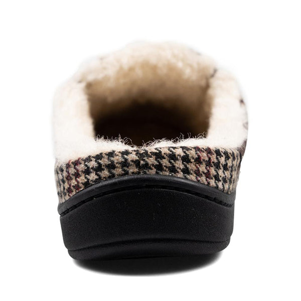 Padders Padders Mens Slippers G Fit Side Stitched Washable TOM - BROWN HOUNDS TOOTH