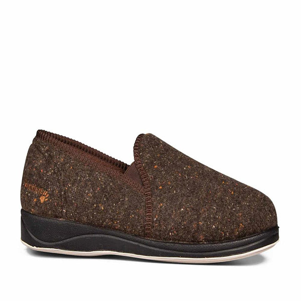 padders Padders Mens Slippers G Fit Vulcanised ALBERT - Brown