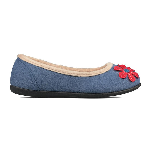 padders Padders Ladies Slippers HAPPY - Pale Blue padders Padders Ladies Slippers HAPPY - Pale Blue