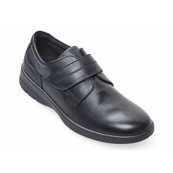 Padders Padders Mens Comfort Shoes F Fit AIR - Black