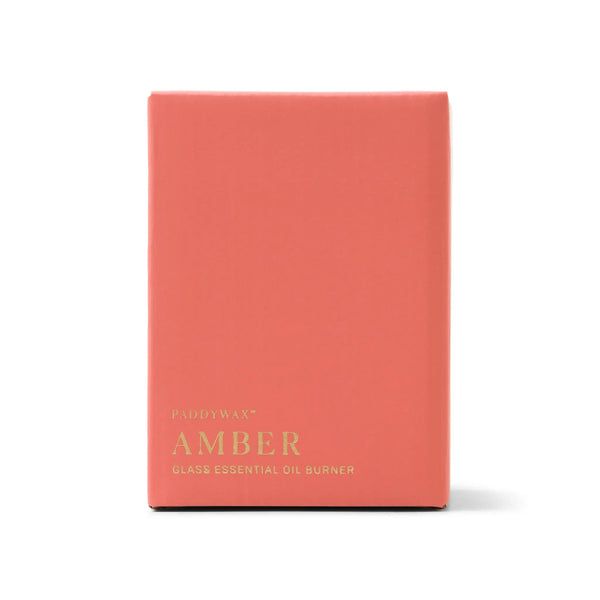 Paddywax Amber Glass - Essential Oil Burner & Tea Light Candle