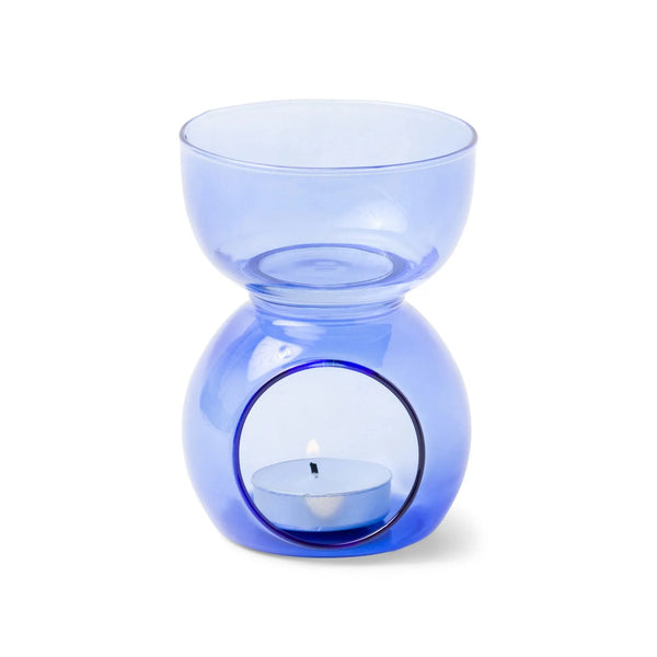 Paddywax Cobalt Blue Glass - Essential Oil Burner & Tea Light Candle