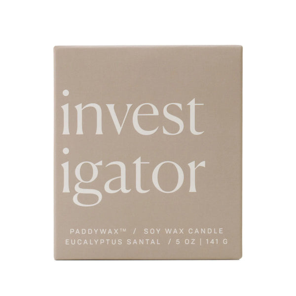 Paddywax Enneagram #5 Investigator 5 Oz Candle - Eucalyptus Santal