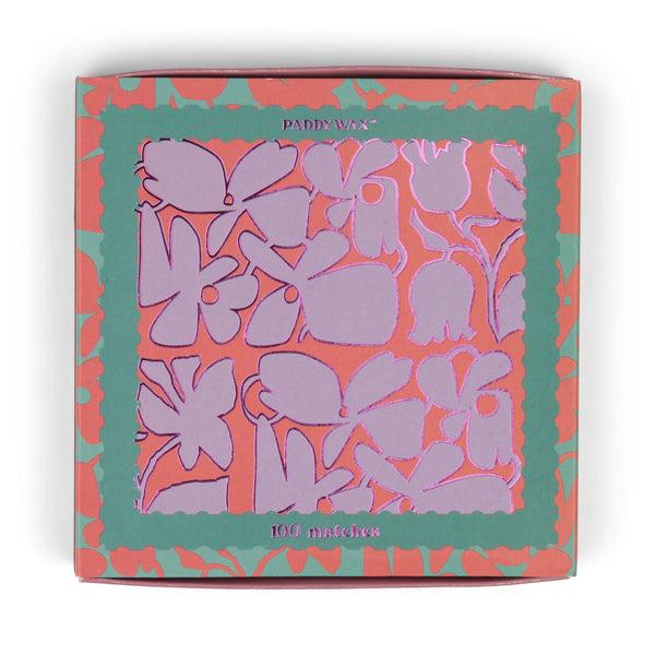 paddywax Abstract Floral - Teal Matches