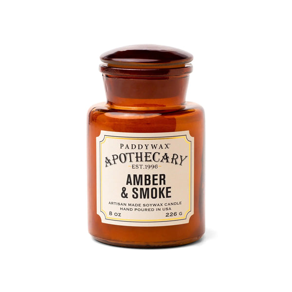 paddywax Amber + Smoke - 8 oz Candle