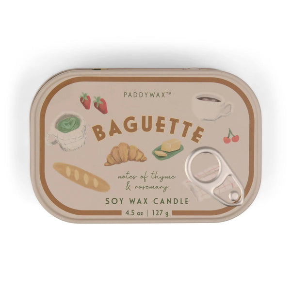 paddywax Baguette - 4.5 oz Tin Candle