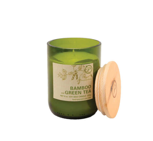 paddywax Bamboo + Green Tea - Eco Candle 8 oz