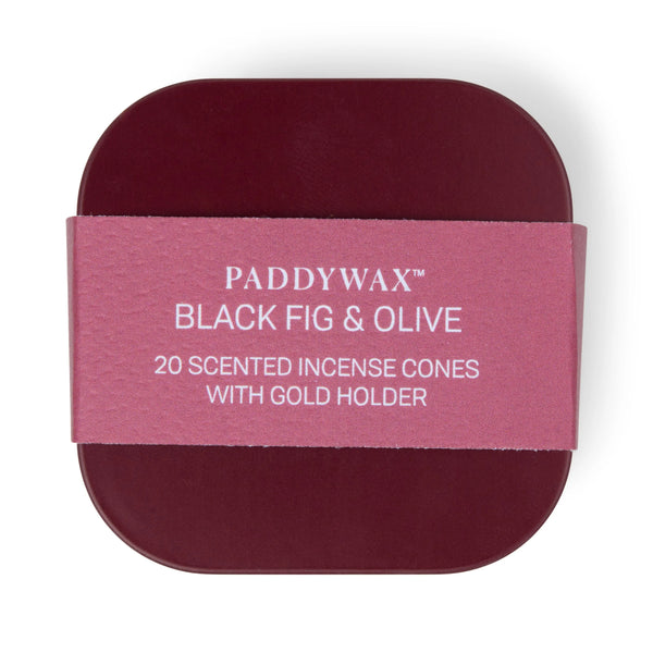 Paddywax Black Fig & Olive - Metal Incense Tin