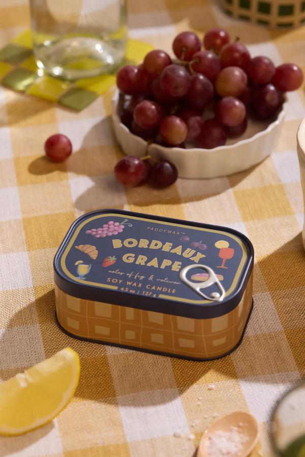 Paddywax Bordeaux Grape - 4.5 Oz Tin Candle