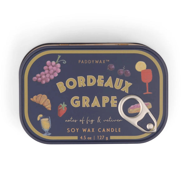 paddywax Bordeaux Grape - 4.5 oz Tin Candle