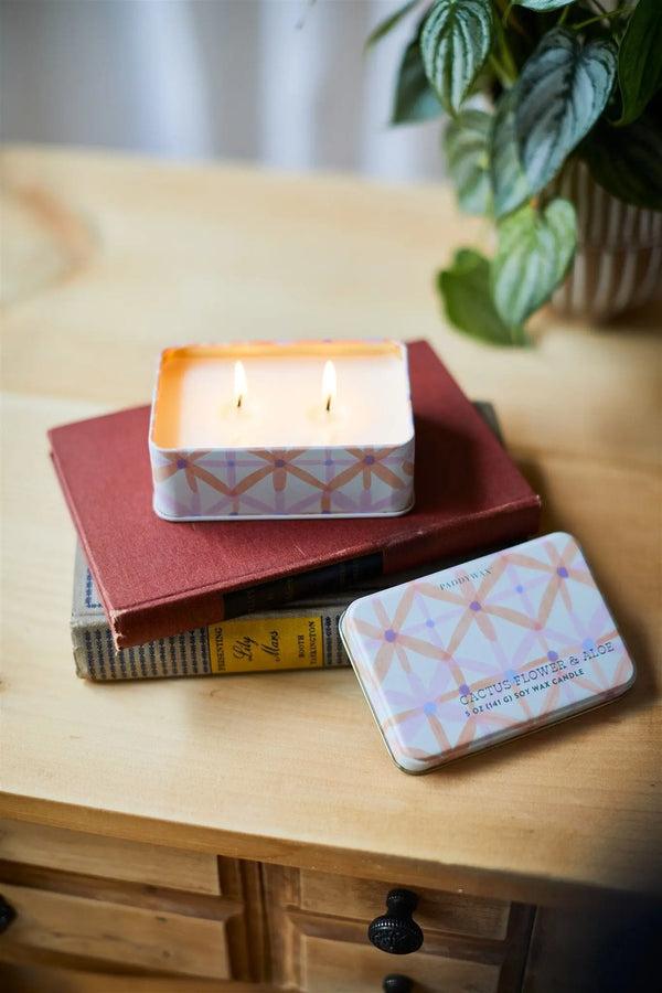 Paddywax Cactus Flower & Aloe - 5 Oz Tin Candle