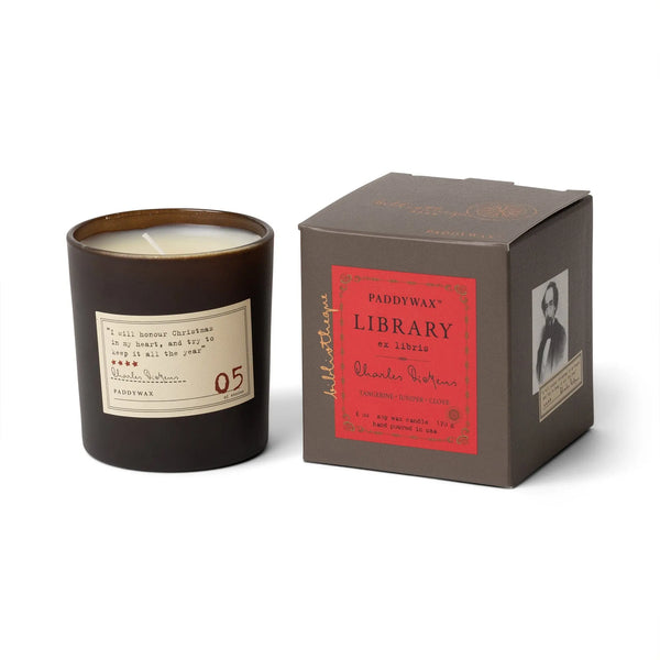 paddywax Charles Dickens - Library Candle 6 oz