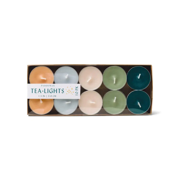 paddywax Colorful Tea Lights 10 pack - Fall