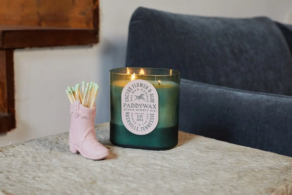 Paddywax Cowboy Boot Match Holder - Pink