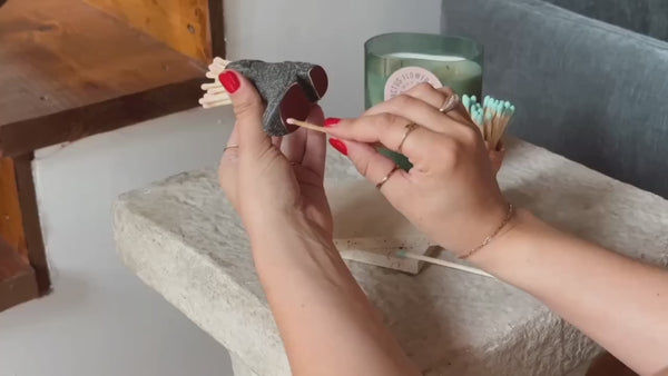 Paddywax Cowboy Boot Match Holder - White