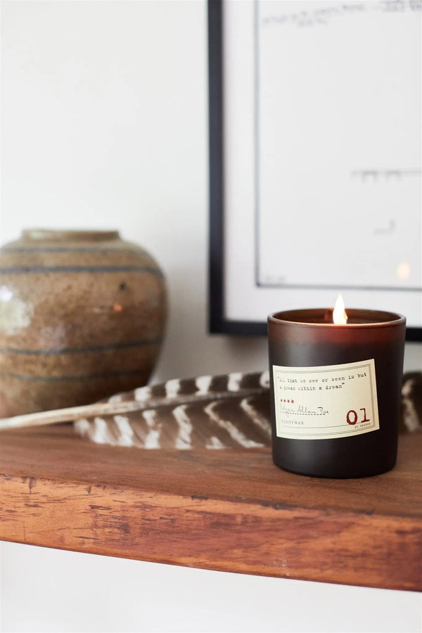 Paddywax Edgar Allan Poe - Library Candle 6 Oz