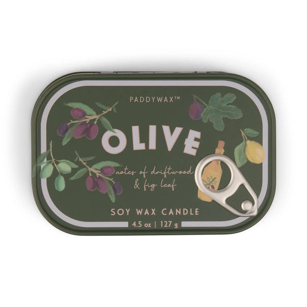 paddywax Fig & Olive - 4.5 oz Tin Candle