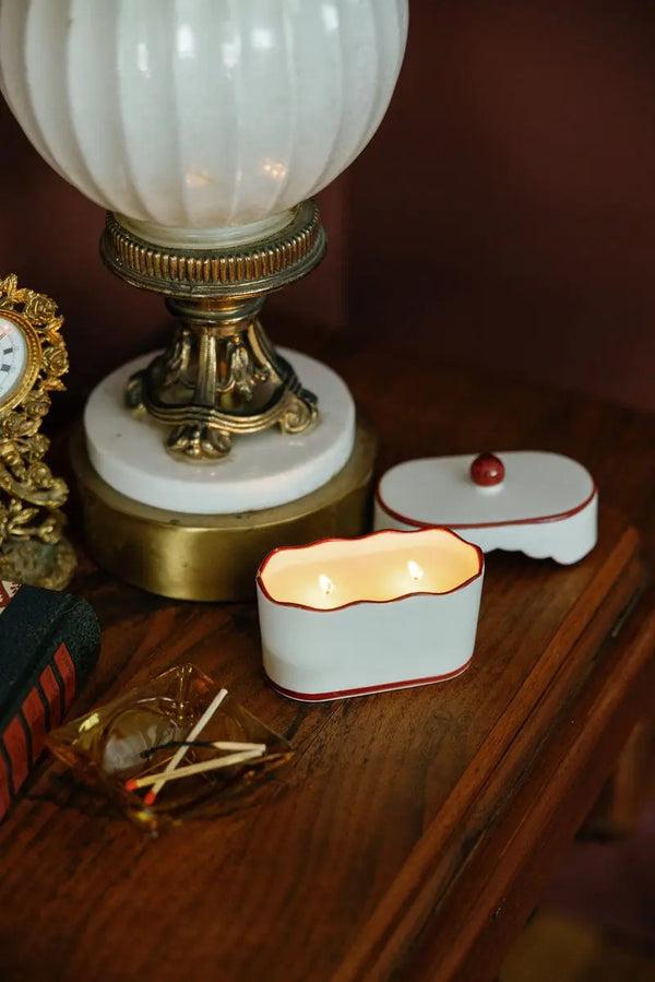Paddywax French Linen & Orris - 5.5 Oz Ceramic Candle