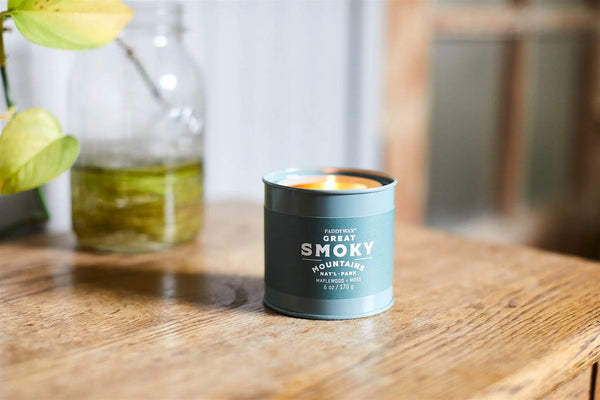 Paddywax Great Smoky Mountains - 6 Oz Tin Candle