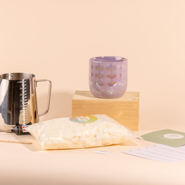 paddywax Lilac Lustre At-Home Candle Making Kit