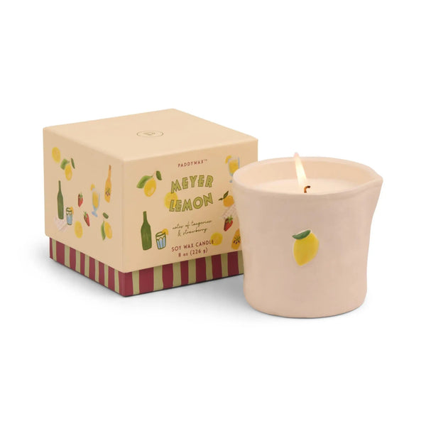 Paddywax Meyer Lemon - 8 Oz Candle