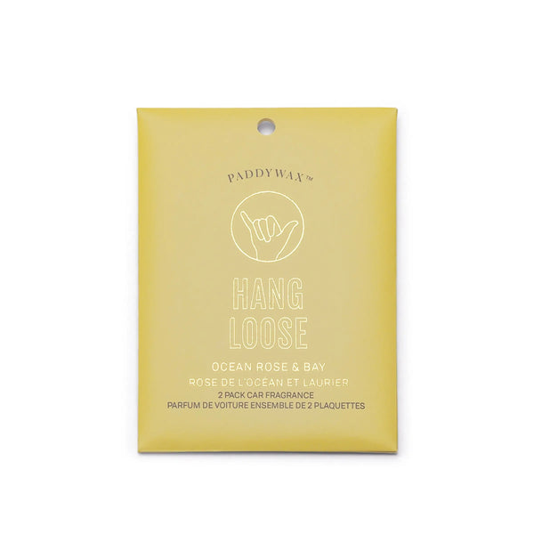 Paddywax Ocean Rose + Bay "Hang Loose" - Car Fragrance