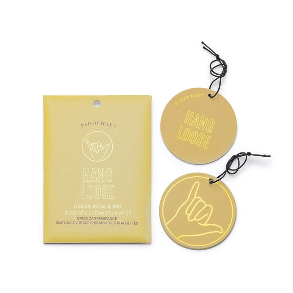 paddywax Ocean Rose + Bay "Hang Loose" - Car Fragrance