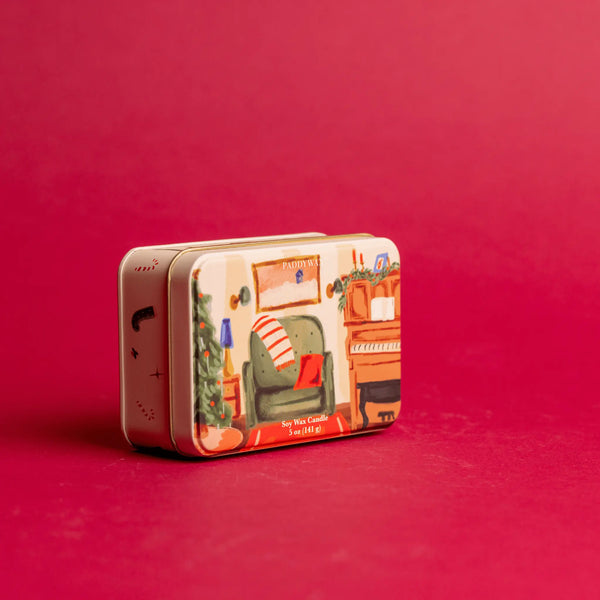 Paddywax Pomegranate Spruce - Holiday Tin