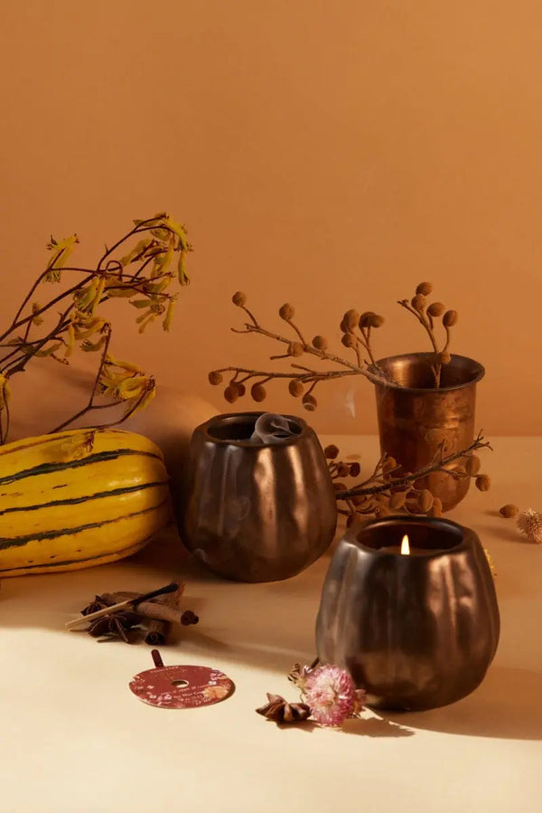 Paddywax Pumpkin + Spice - Bronze Pumpkin 9 Oz