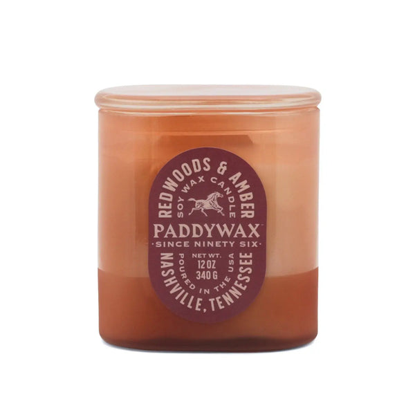 paddywax Redwoods + Amber - 12 oz Candle