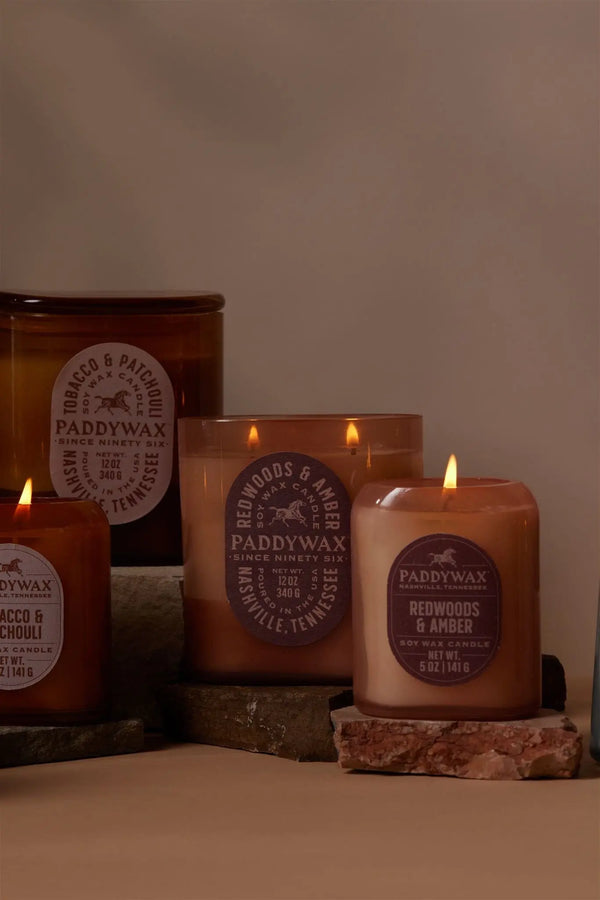 Paddywax Redwoods & Amber - 5 Oz Candle
