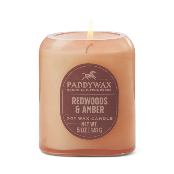 paddywax Redwoods & Amber - 5 oz Candle