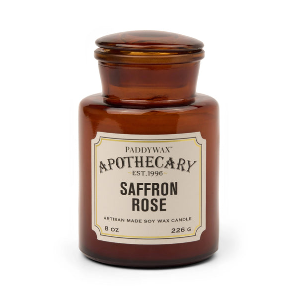 paddywax Saffron + Rose - 8 oz Candle