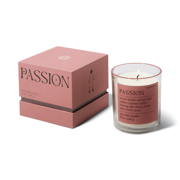 paddywax Saffron Rose "Passion" - Mood Collection 8 oz