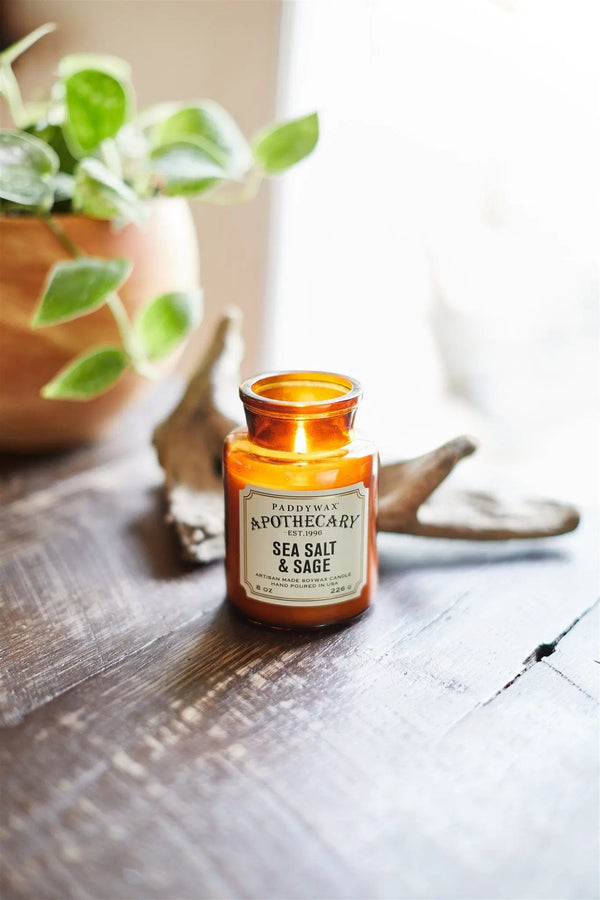 Paddywax Sea Salt + Sage - 8 Oz Candle