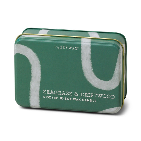 paddywax Seagrass & Driftwood - 5 oz Tin Candle