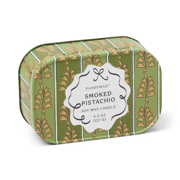 paddywax Smoked Pistachio - 4.5 oz Tin Candle