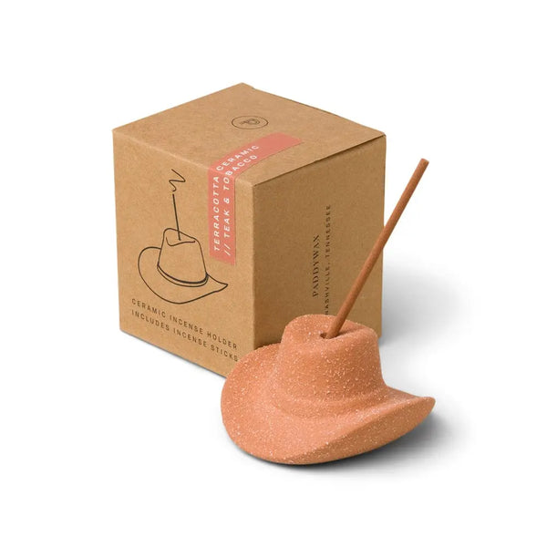paddywax Teak & Tobacco - Incense Holder