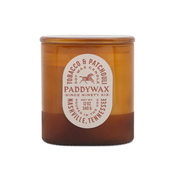 paddywax Tobacco + Patchouli - 12 oz Candle