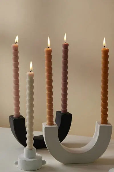 Paddywax U Taper Holder - White