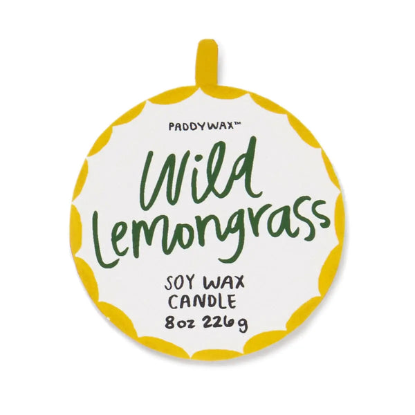 Paddywax Wild Lemongrass - 8 Oz Candle