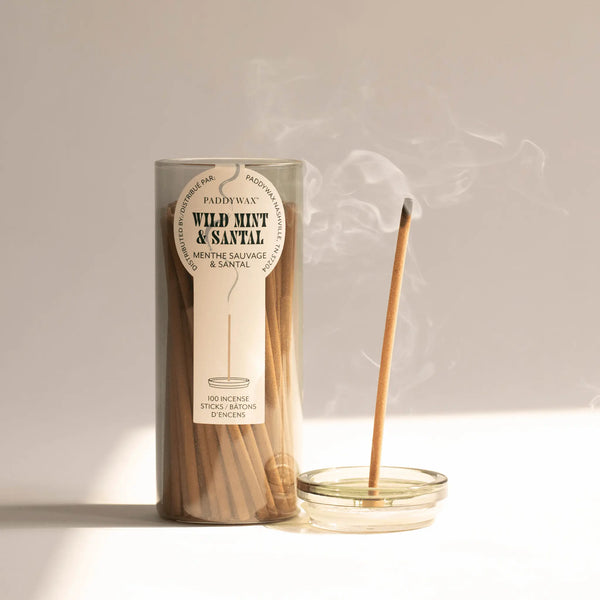 Paddywax Wild Mint + Santal - Haze Incense