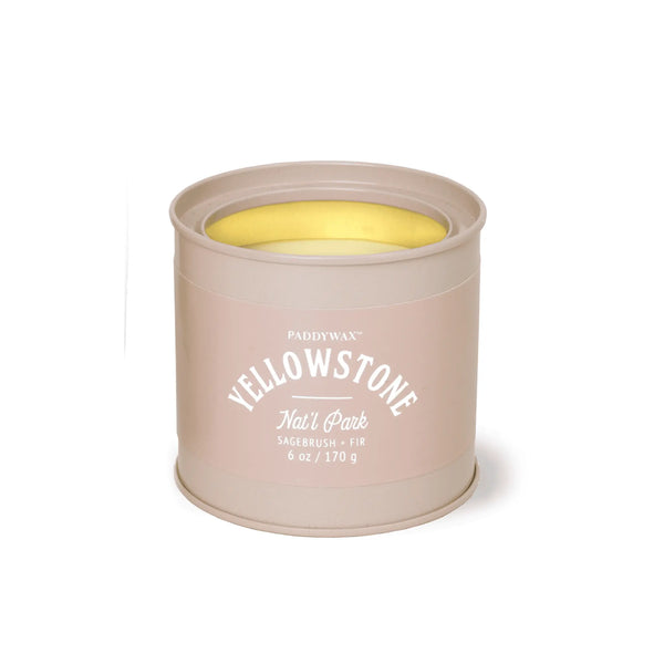 paddywax Yellowstone - 6 oz Tin Candle