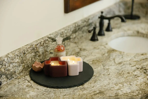 Paddywax Pink Pistachio & Black Fig - 4 Oz Candle Boxed Set