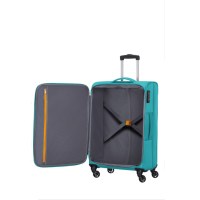 Padmore & Barnes American Tourister Heat Wave 68cm Spinner Suitcase – Aqua Blue